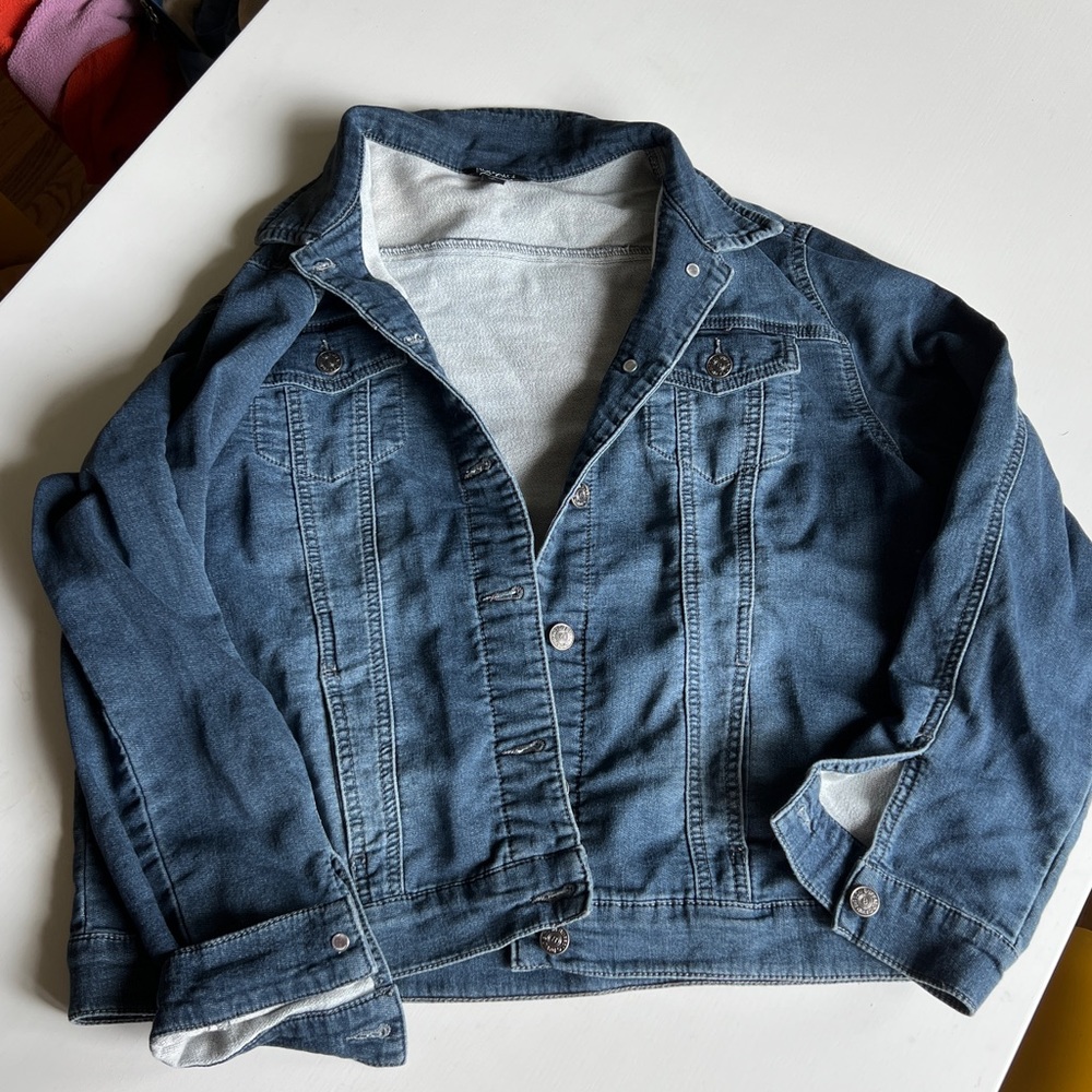 Soft denim-look jacket